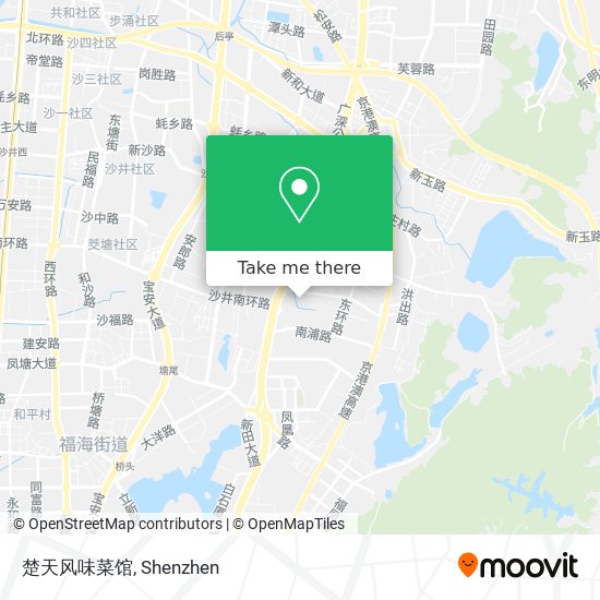 楚天风味菜馆 map