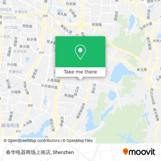春华电器商场上南店 map