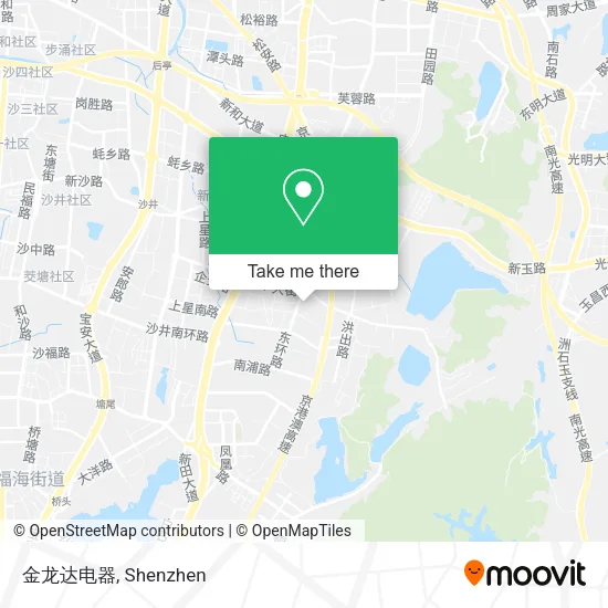 金龙达电器 map