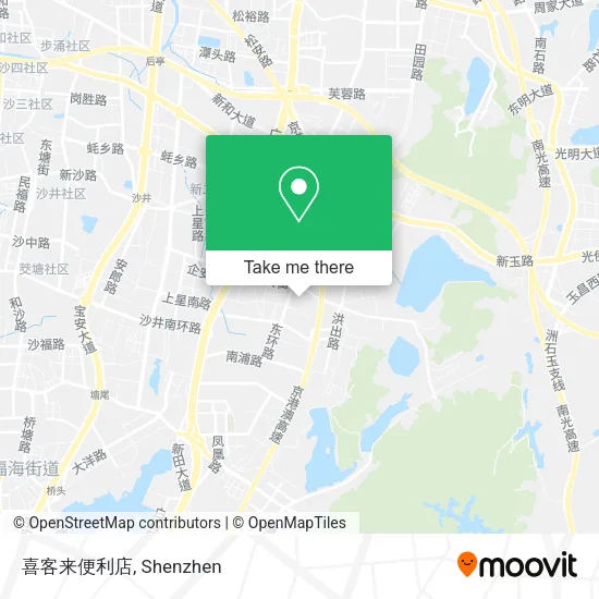 喜客来便利店 map