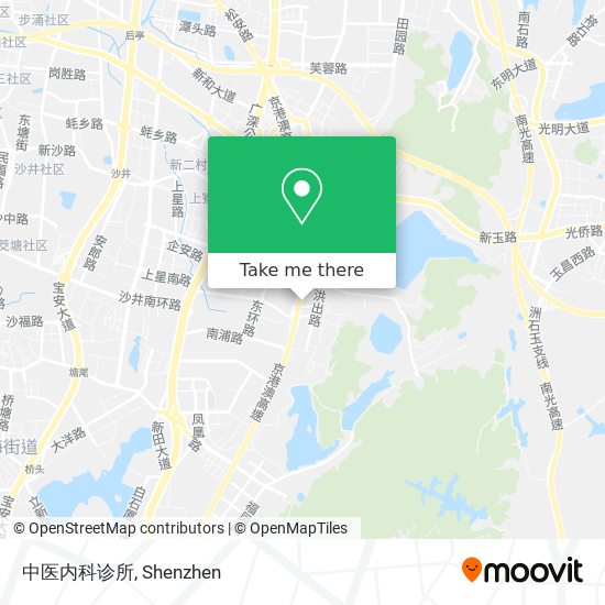 中医内科诊所 map