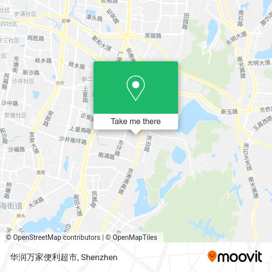 华润万家便利超市 map