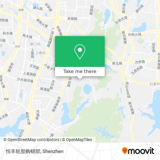 恒丰轮胎购销部 map