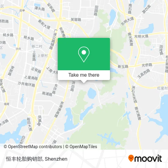 恒丰轮胎购销部 map