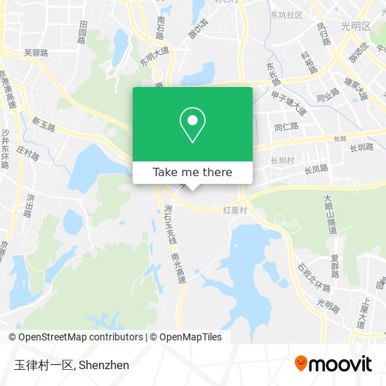 玉律村一区 map