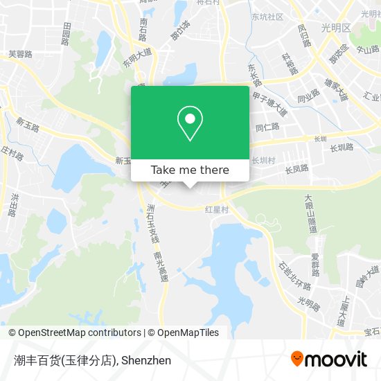 潮丰百货(玉律分店) map