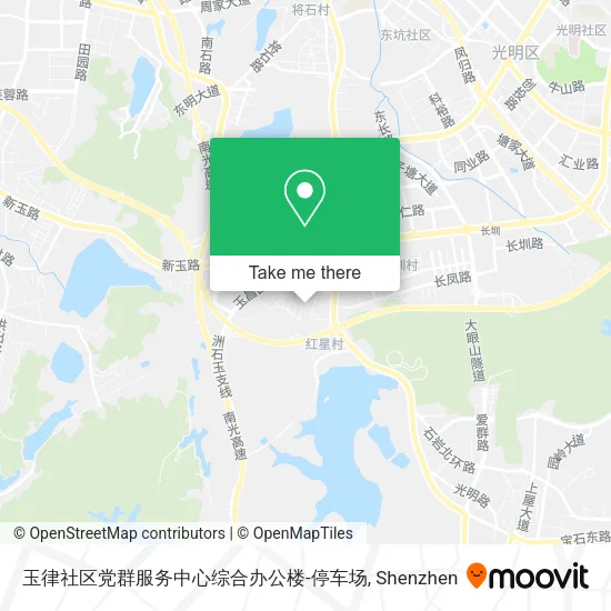 玉律社区党群服务中心综合办公楼-停车场 map