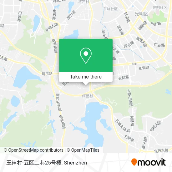 玉律村-五区二巷25号楼 map