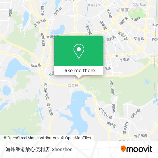 海峰香港放心便利店 map