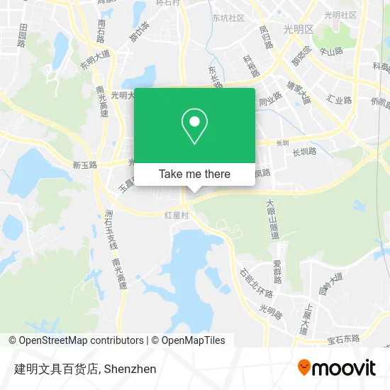 建明文具百货店 map