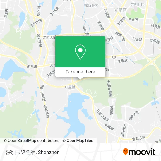 深圳玉锋住宿 map