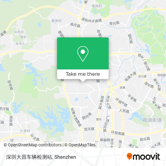 深圳大昌车辆检测站 map