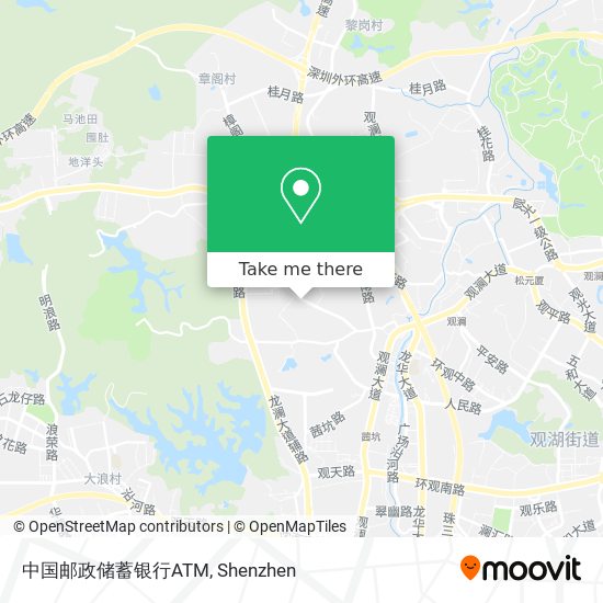 中国邮政储蓄银行ATM map