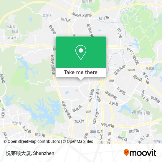悦莱顺大厦 map