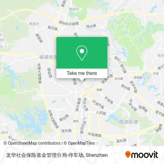 龙华社会保险基金管理分局-停车场 map