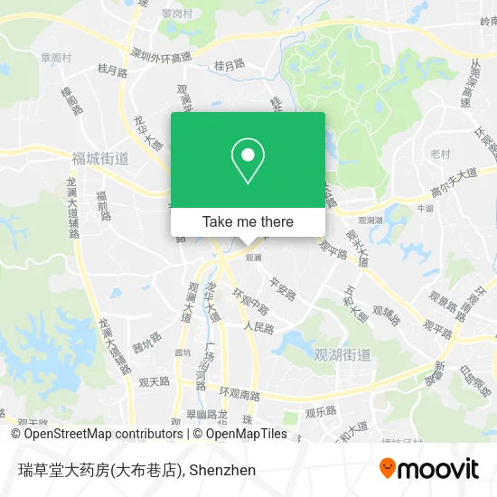 瑞草堂大药房(大布巷店) map