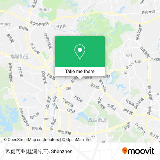 欧健药业(桂澜分店) map