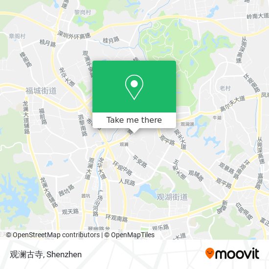 观澜古寺 map