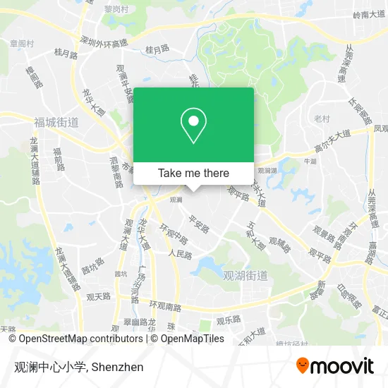 观澜中心小学 map