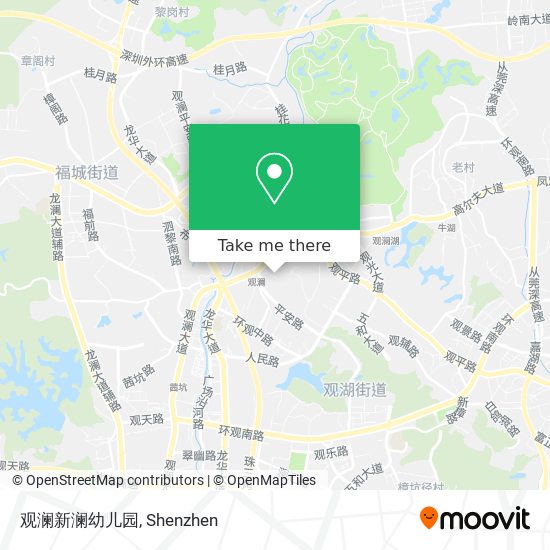 观澜新澜幼儿园 map