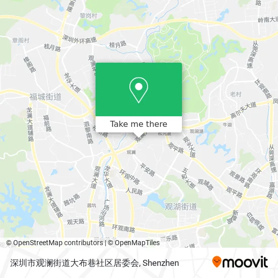 深圳市观澜街道大布巷社区居委会 map