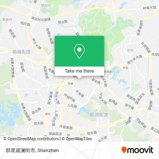 群星观澜街市 map