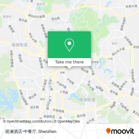 观澜酒店-中餐厅 map
