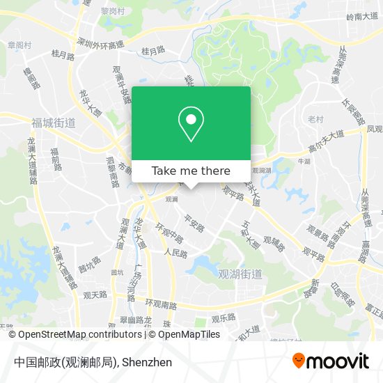 中国邮政(观澜邮局) map