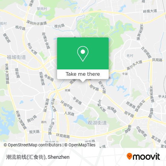 潮流前线(汇食街) map