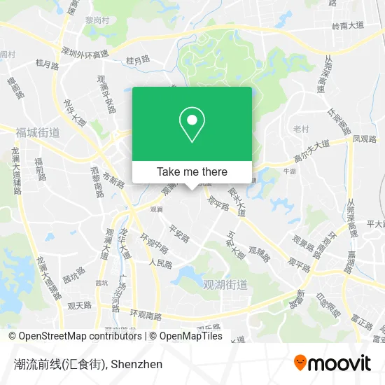 潮流前线(汇食街) map