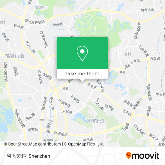 启飞齿科 map