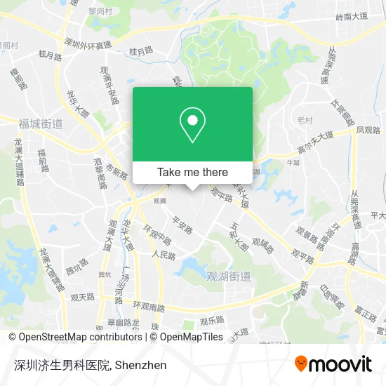 深圳济生男科医院 map