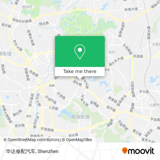 华达修配汽车 map