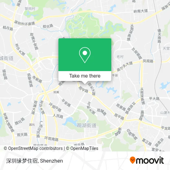 深圳缘梦住宿 map