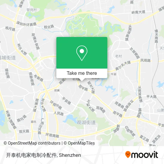 开泰机电家电制冷配件 map