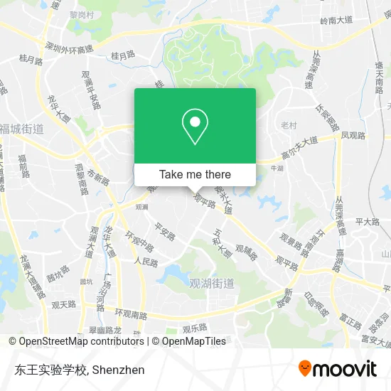 东王实验学校 map