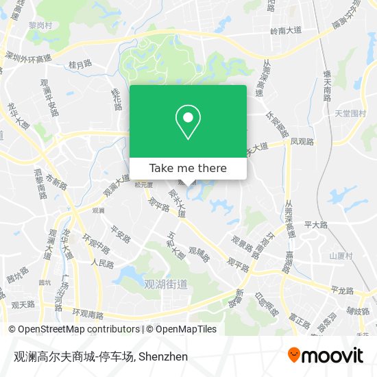 观澜高尔夫商城-停车场 map
