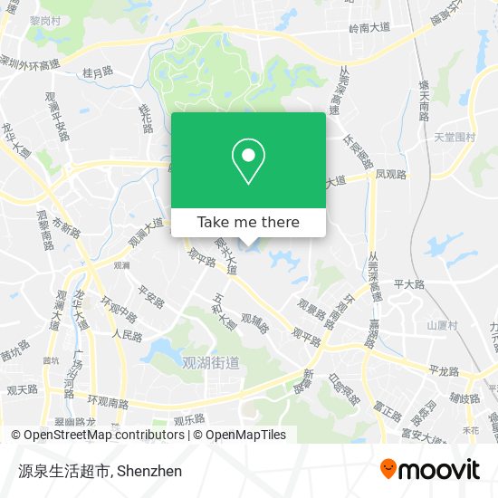 源泉生活超市 map