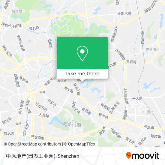 中原地产(园湖工业园) map