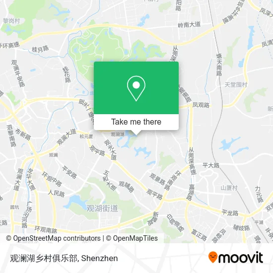 观澜湖乡村俱乐部 map