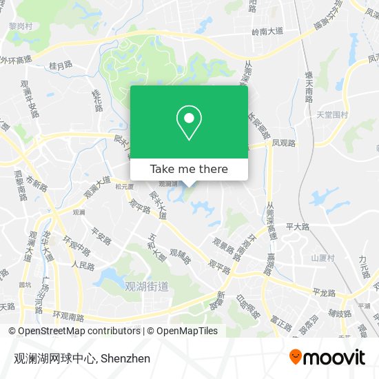 观澜湖网球中心 map