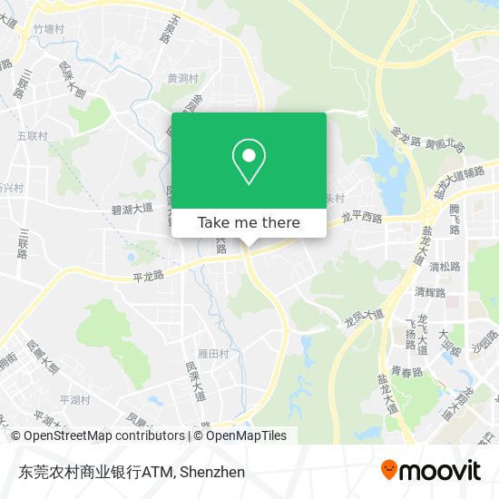 东莞农村商业银行ATM map