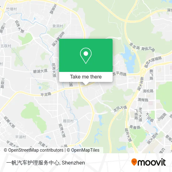 一帆汽车护理服务中心 map