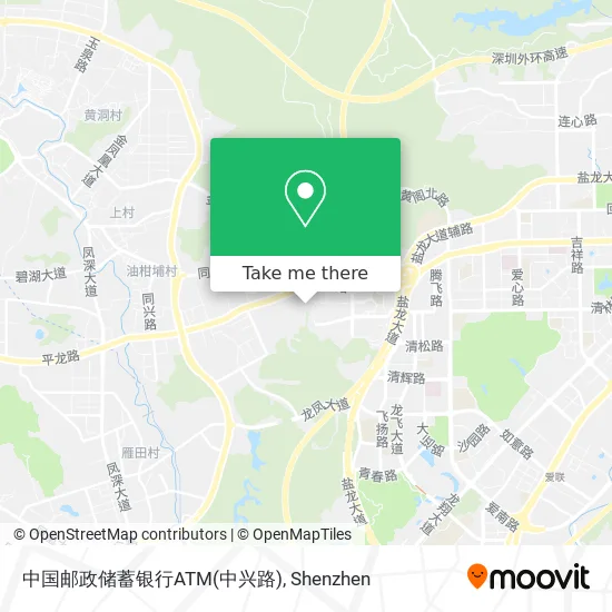 中国邮政储蓄银行ATM(中兴路) map
