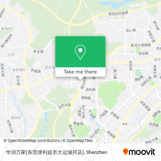 华润万家(东莞便利超市大运城邦店) map