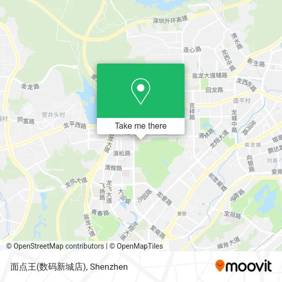面点王(数码新城店) map