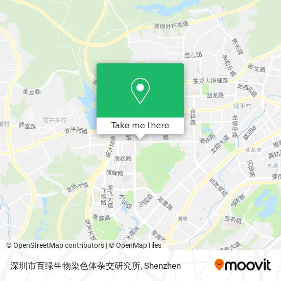 深圳市百绿生物染色体杂交研究所 map