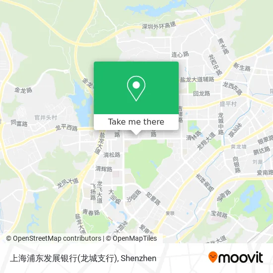 上海浦东发展银行(龙城支行) map