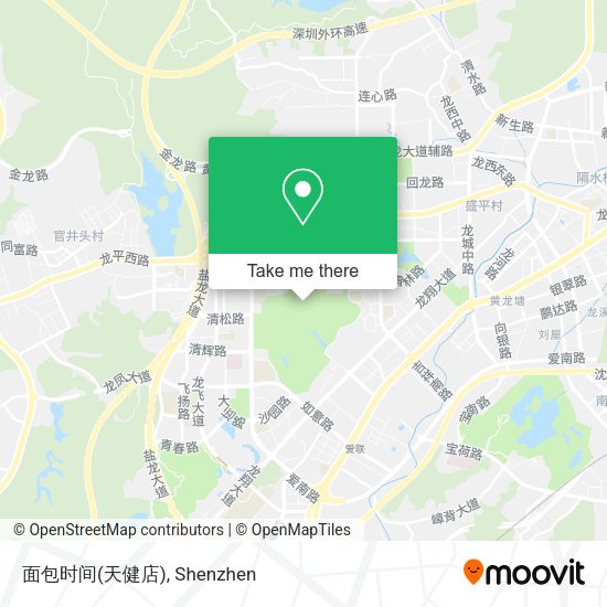 面包时间(天健店) map