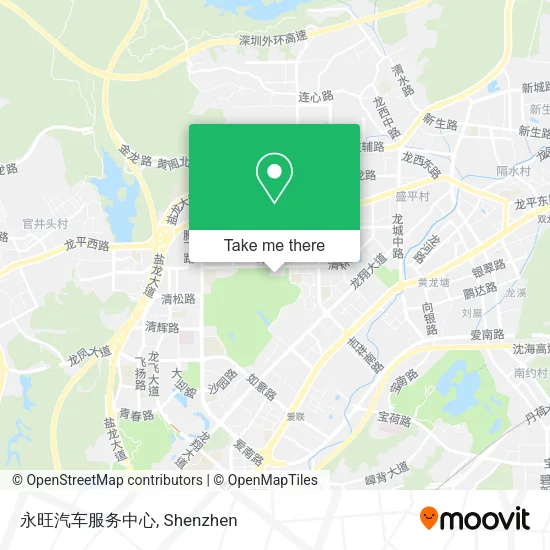 永旺汽车服务中心 map